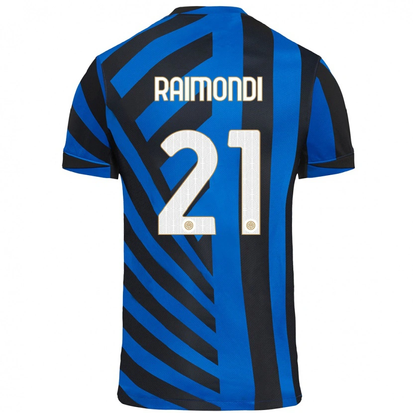 Danxen Kinder Paolo Raimondi #21 Blau Schwarz Heimtrikot Trikot 2024/25 T-Shirt