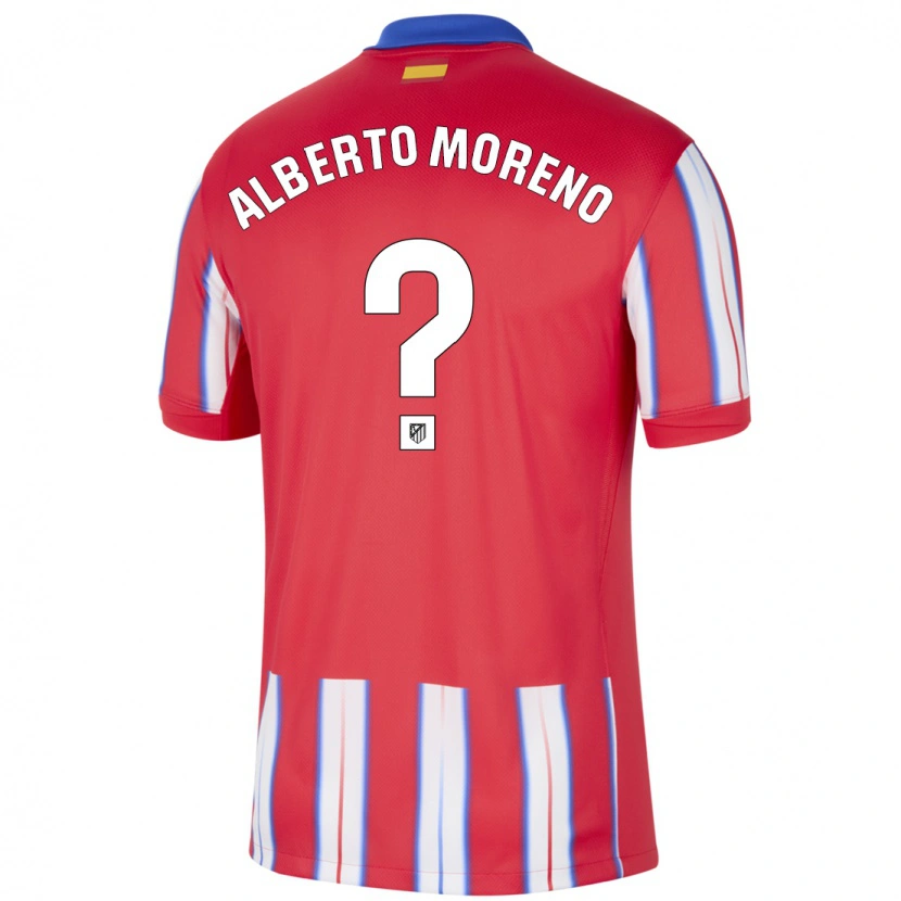 Danxen Kinder Alberto Moreno #0 Rot Weiß Blau Heimtrikot Trikot 2024/25 T-Shirt