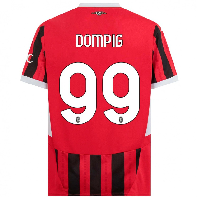 Danxen Kinder Chanté Dompig #99 Rot Schwarz Heimtrikot Trikot 2024/25 T-Shirt