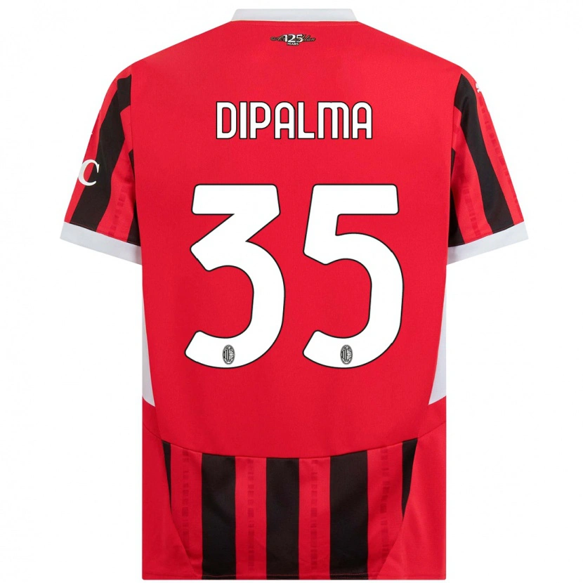 Danxen Kinder Matteo Dipalma #35 Rot Schwarz Heimtrikot Trikot 2024/25 T-Shirt