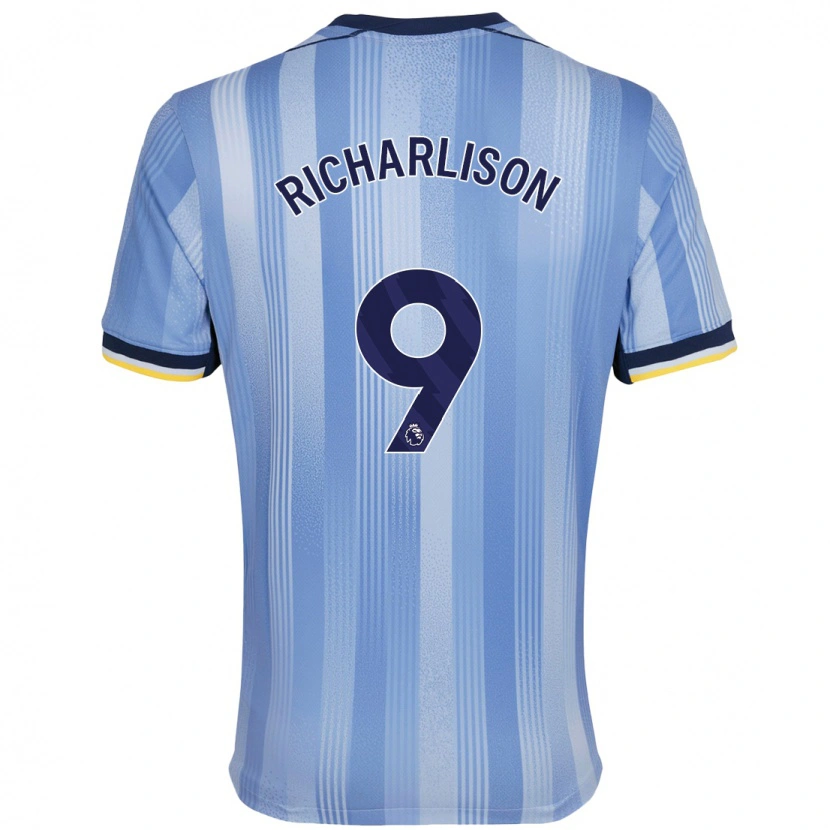 Danxen Kinder Richarlison #9 Hellblau Auswärtstrikot Trikot 2024/25 T-Shirt