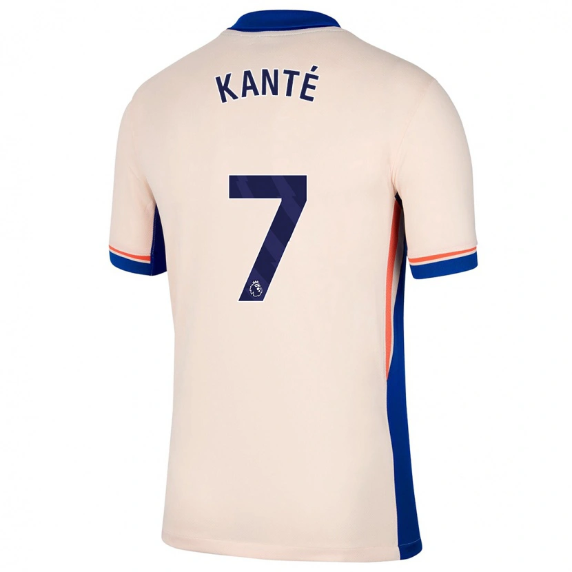 Danxen Kinder N'golo Kante #7 Hellbeige Auswärtstrikot Trikot 2024/25 T-Shirt