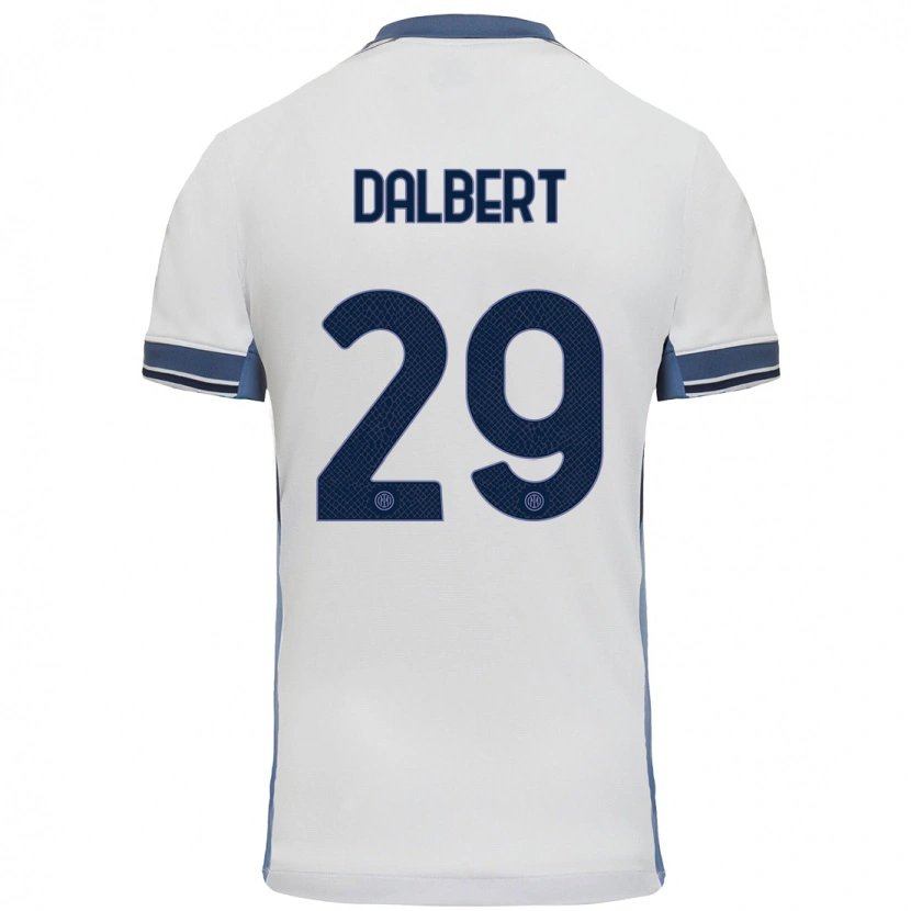 Danxen Kinder Dalbert #29 Weißgrau Auswärtstrikot Trikot 2024/25 T-Shirt