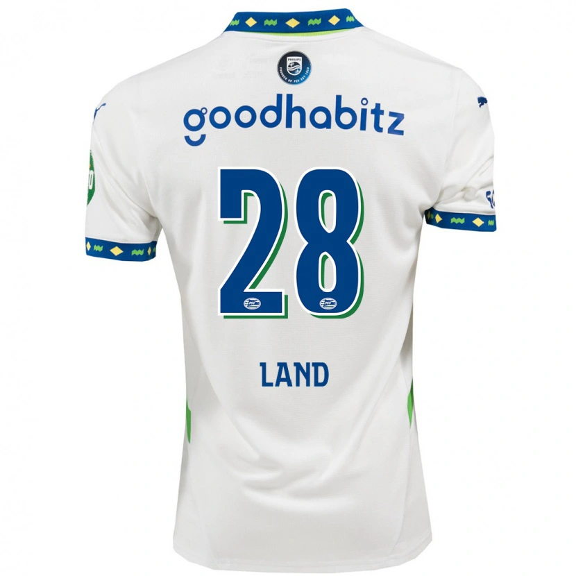 Danxen Kinder Tygo Land #28 Weiß Dunkelblau Ausweichtrikot Trikot 2024/25 T-Shirt