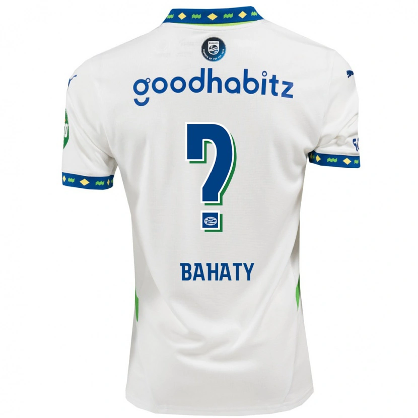 Danxen Kinder Manuel Bahaty #0 Weiß Dunkelblau Ausweichtrikot Trikot 2024/25 T-Shirt