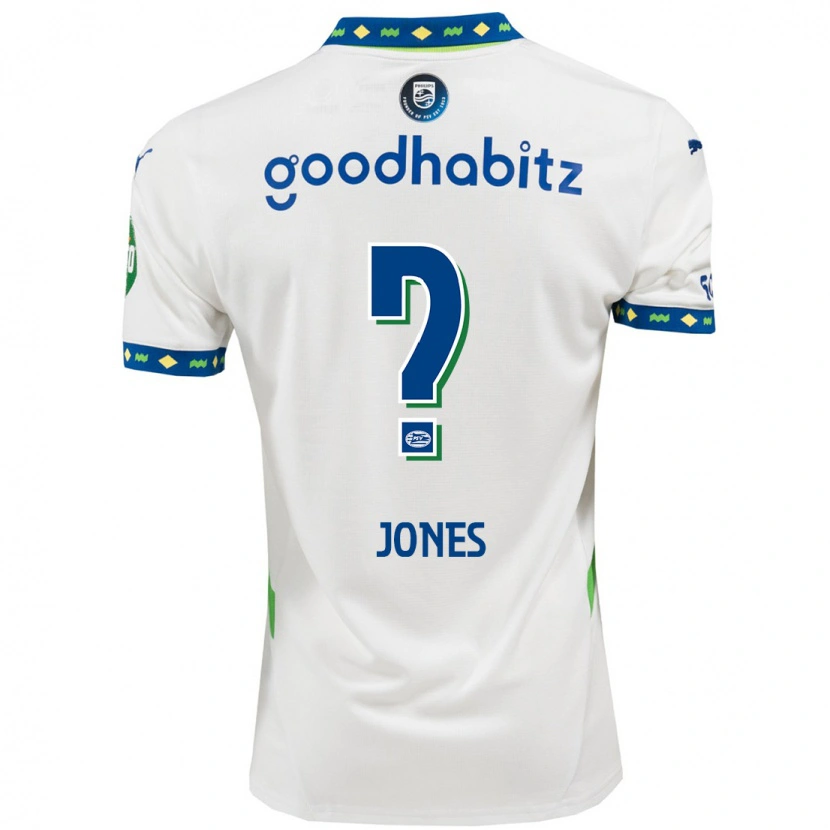 Danxen Kinder Austyn Jones #0 Weiß Dunkelblau Ausweichtrikot Trikot 2024/25 T-Shirt