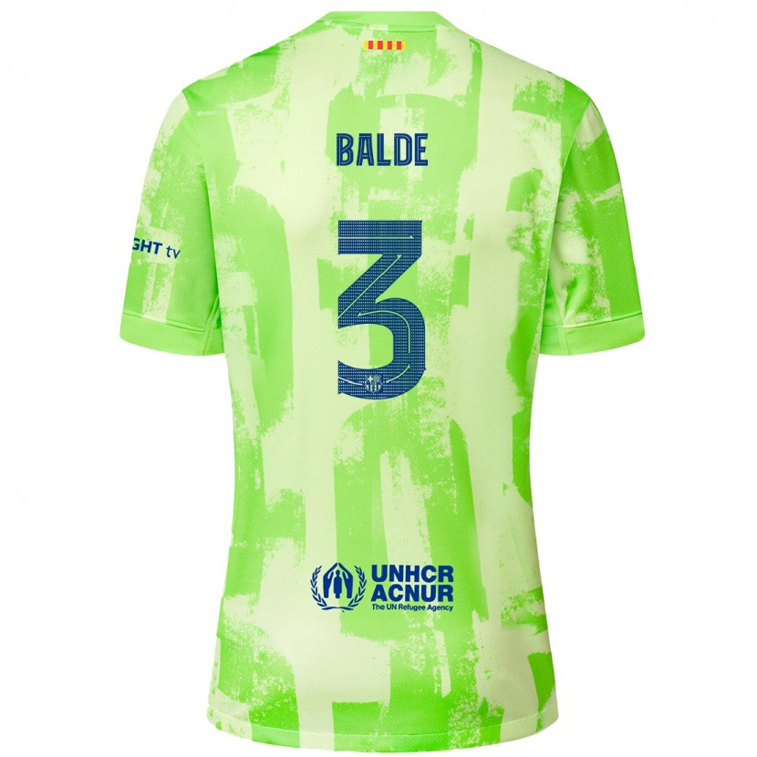 Danxen Kinder Alejandro Balde #3 Limettengrün Ausweichtrikot Trikot 2024/25 T-Shirt