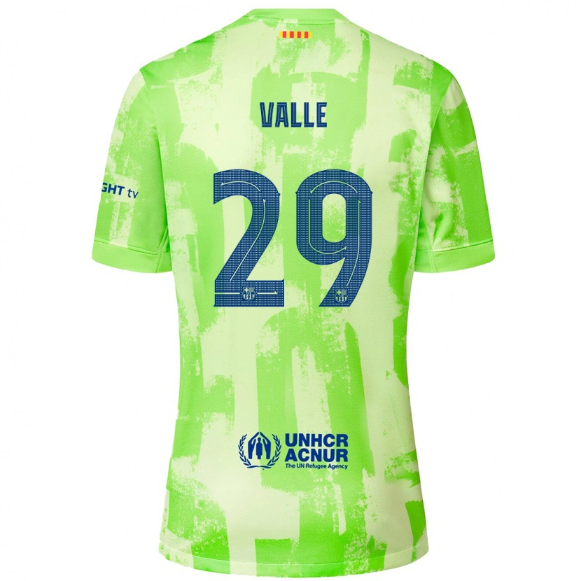 Danxen Kinder Álex Valle #29 Limettengrün Ausweichtrikot Trikot 2024/25 T-Shirt