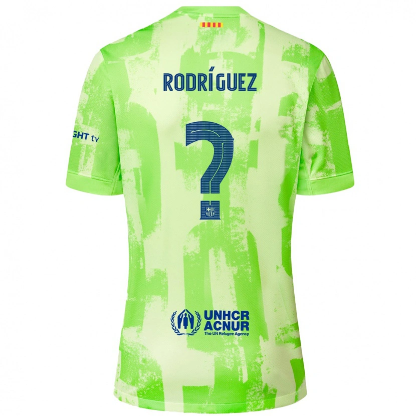 Danxen Kinder Alfredo Rodríguez #0 Limettengrün Ausweichtrikot Trikot 2024/25 T-Shirt