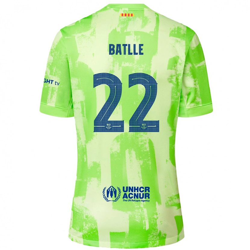 Danxen Kinder Ona Batlle #22 Limettengrün Ausweichtrikot Trikot 2024/25 T-Shirt