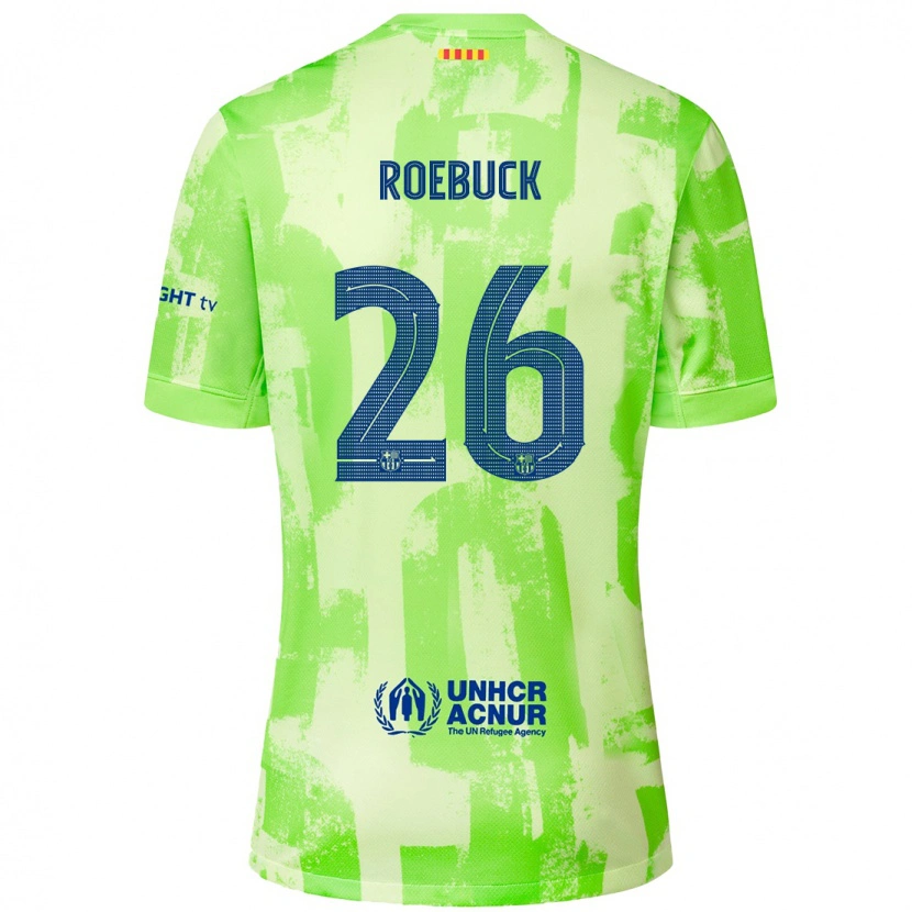 Danxen Kinder Ellie Roebuck #26 Limettengrün Ausweichtrikot Trikot 2024/25 T-Shirt