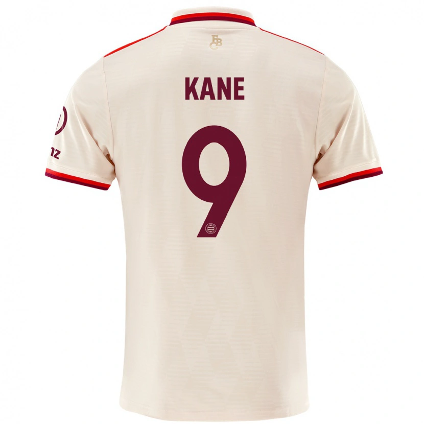 Danxen Kinder Harry Kane #9 Leinen Ausweichtrikot Trikot 2024/25 T-Shirt