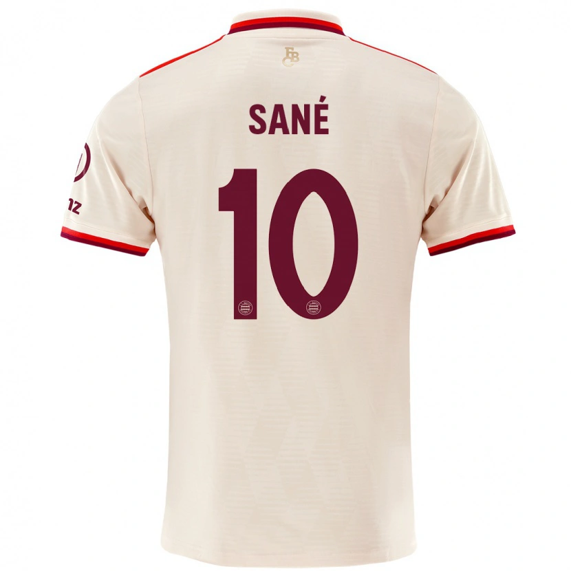 Danxen Kinder Leroy Sané #10 Leinen Ausweichtrikot Trikot 2024/25 T-Shirt