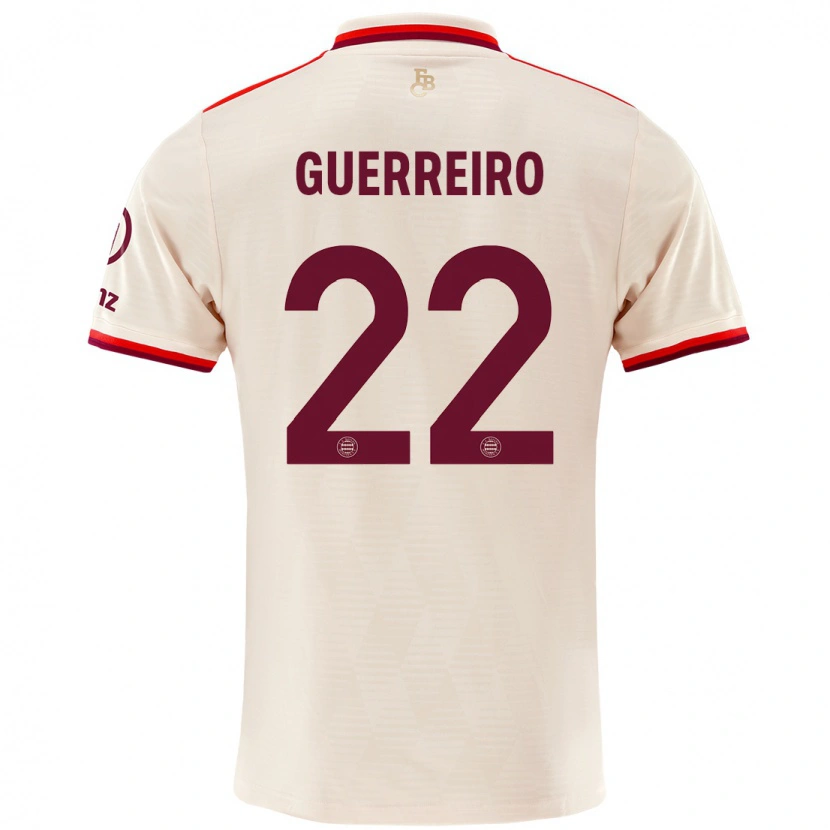 Danxen Kinder Raphaël Guerreiro #22 Leinen Ausweichtrikot Trikot 2024/25 T-Shirt