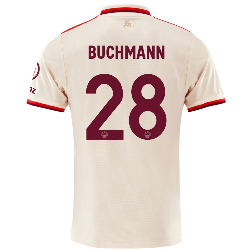 Danxen Kinder Tarek Buchmann #28 Leinen Ausweichtrikot Trikot 2024/25 T-Shirt