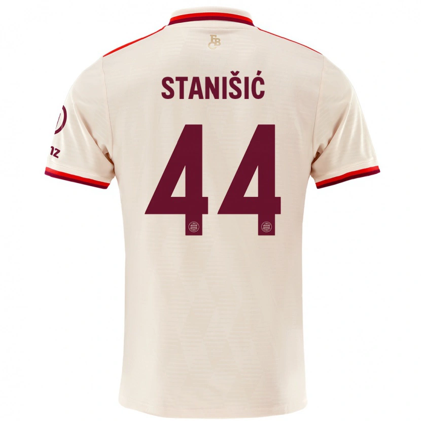 Danxen Kinder Josip Stanisic #44 Leinen Ausweichtrikot Trikot 2024/25 T-Shirt