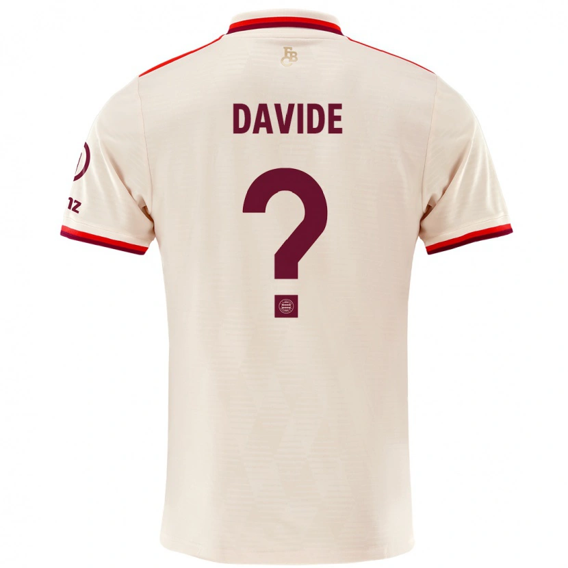 Danxen Kinder Davide Dell'erba #0 Leinen Ausweichtrikot Trikot 2024/25 T-Shirt