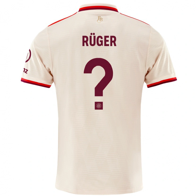 Danxen Kinder Kurt Rüger #0 Leinen Ausweichtrikot Trikot 2024/25 T-Shirt