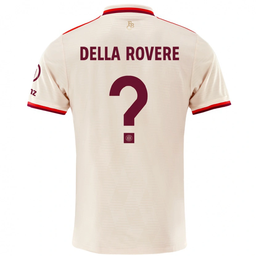 Danxen Kinder Guido Della Rovere #0 Leinen Ausweichtrikot Trikot 2024/25 T-Shirt