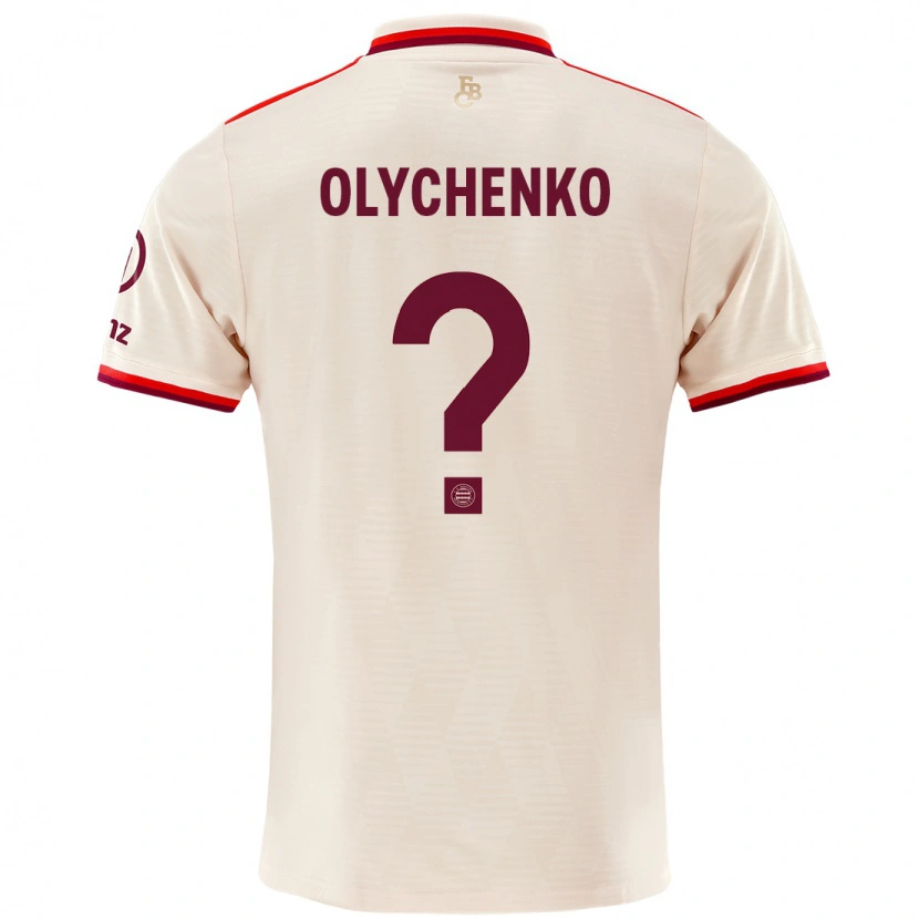 Danxen Kinder Bogdan Olychenko #0 Leinen Ausweichtrikot Trikot 2024/25 T-Shirt