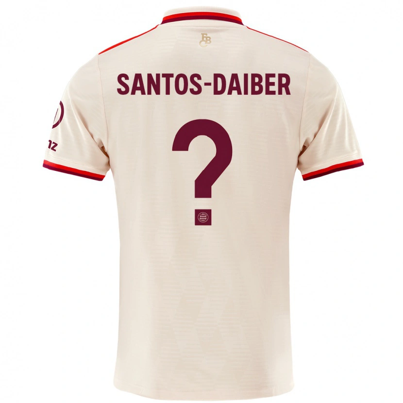 Danxen Kinder David Santos-Daiber #0 Leinen Ausweichtrikot Trikot 2024/25 T-Shirt