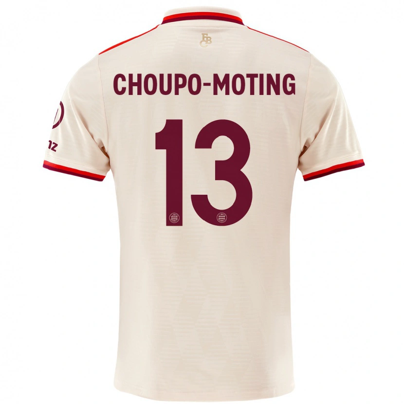 Danxen Kinder Eric Maxim Choupo-Moting #13 Leinen Ausweichtrikot Trikot 2024/25 T-Shirt