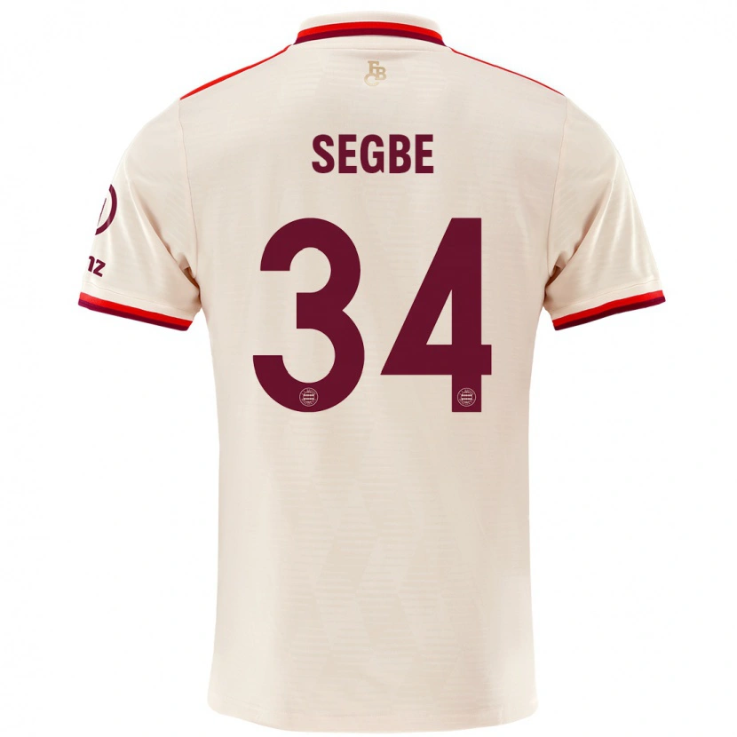 Danxen Kinder Désiré Sègbè #34 Leinen Ausweichtrikot Trikot 2024/25 T-Shirt