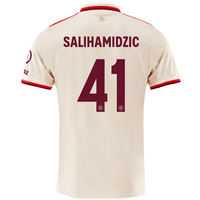 Danxen Kinder Nick Salihamidzic #41 Leinen Ausweichtrikot Trikot 2024/25 T-Shirt