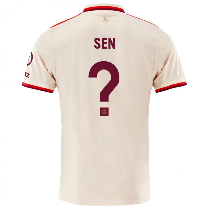 Danxen Kinder Salih Sen #0 Leinen Ausweichtrikot Trikot 2024/25 T-Shirt