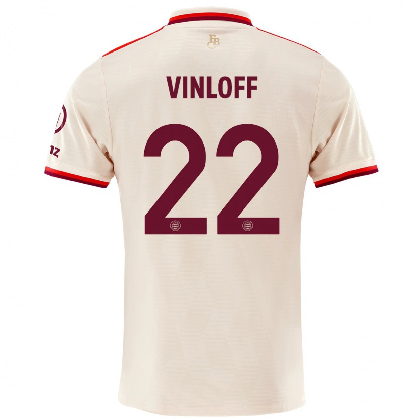 Danxen Kinder Matteo Vinloff #22 Leinen Ausweichtrikot Trikot 2024/25 T-Shirt