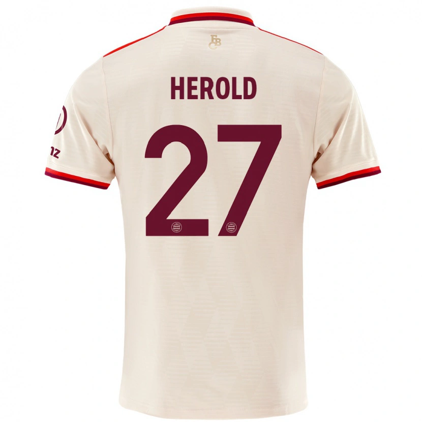 Danxen Kinder David Herold #27 Leinen Ausweichtrikot Trikot 2024/25 T-Shirt