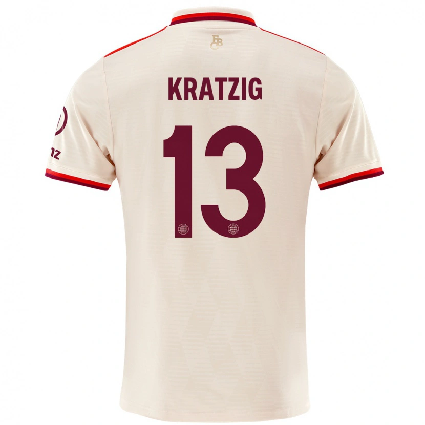 Danxen Kinder Frans Kratzig #13 Leinen Ausweichtrikot Trikot 2024/25 T-Shirt