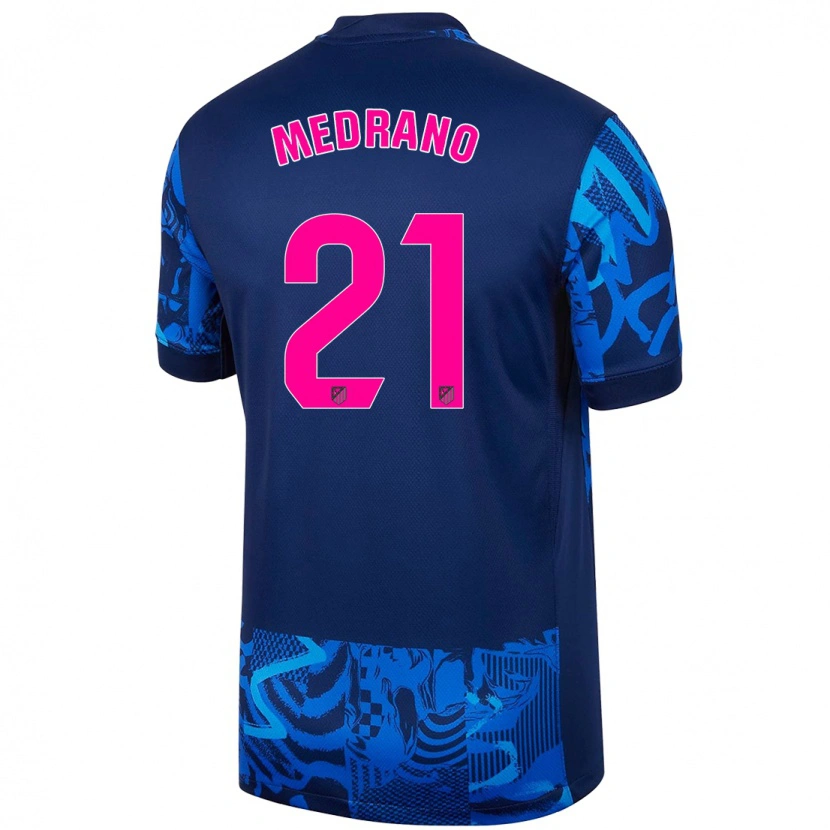 Danxen Kinder Fernando Medrano #21 Königsblau Ausweichtrikot Trikot 2024/25 T-Shirt