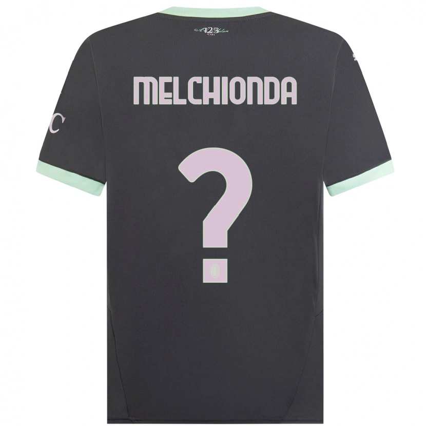 Danxen Kinder Marco Melchionda #0 Grau Ausweichtrikot Trikot 2024/25 T-Shirt