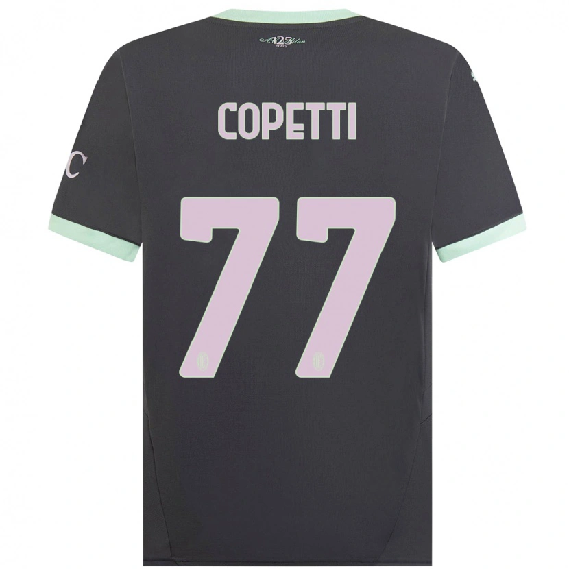 Danxen Kinder Matilde Copetti #77 Grau Ausweichtrikot Trikot 2024/25 T-Shirt