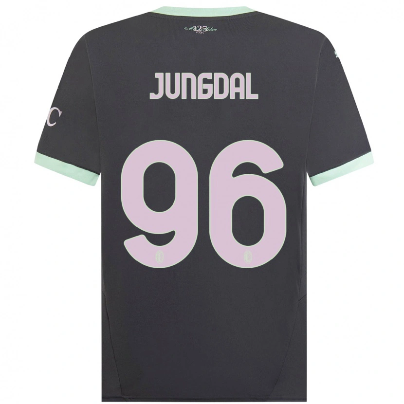 Danxen Kinder Andreas Jungdal #96 Grau Ausweichtrikot Trikot 2024/25 T-Shirt