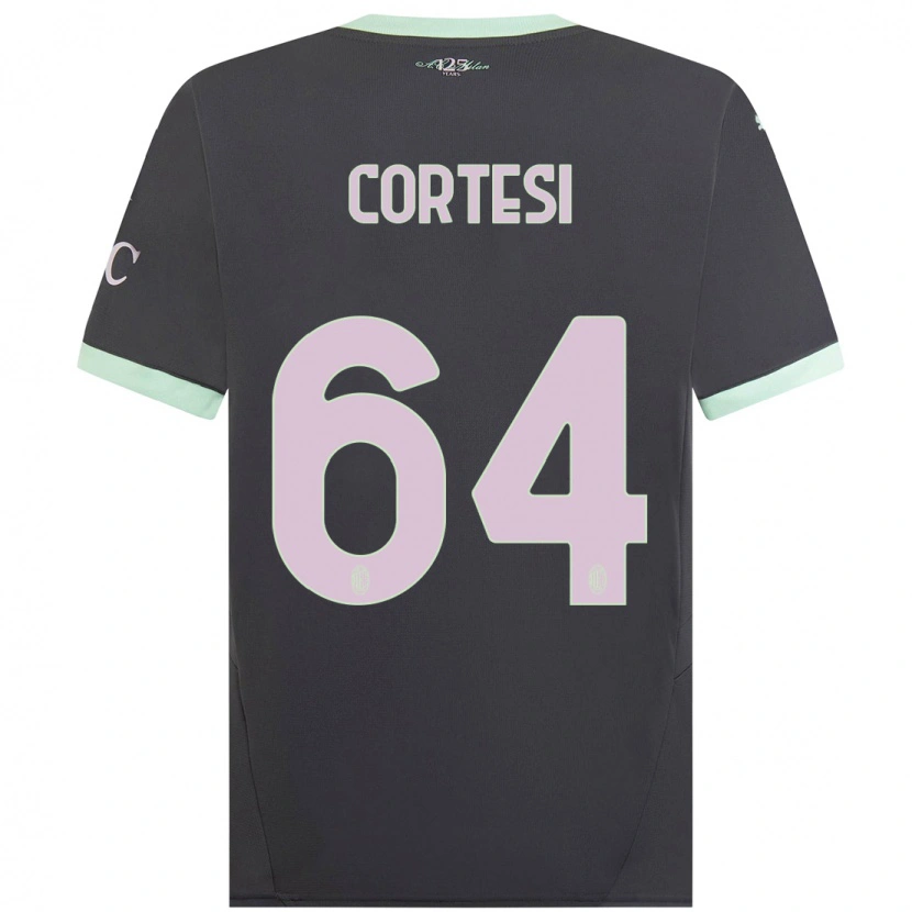 Danxen Kinder Selena Cortesi #64 Grau Ausweichtrikot Trikot 2024/25 T-Shirt