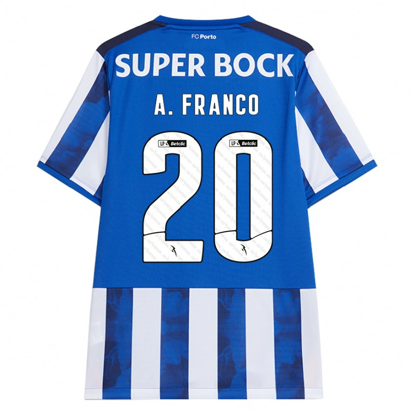 Danxen Herren André Franco #20 Blau Weiß Heimtrikot Trikot 2024/25 T-Shirt