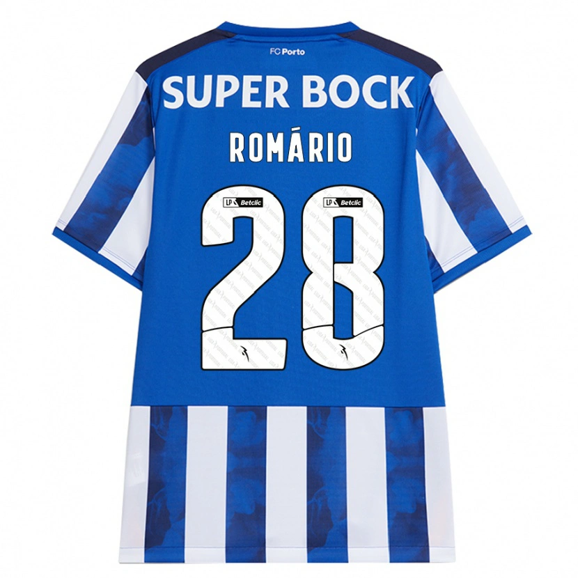 Danxen Herren Romário Baró #28 Blau Weiß Heimtrikot Trikot 2024/25 T-Shirt