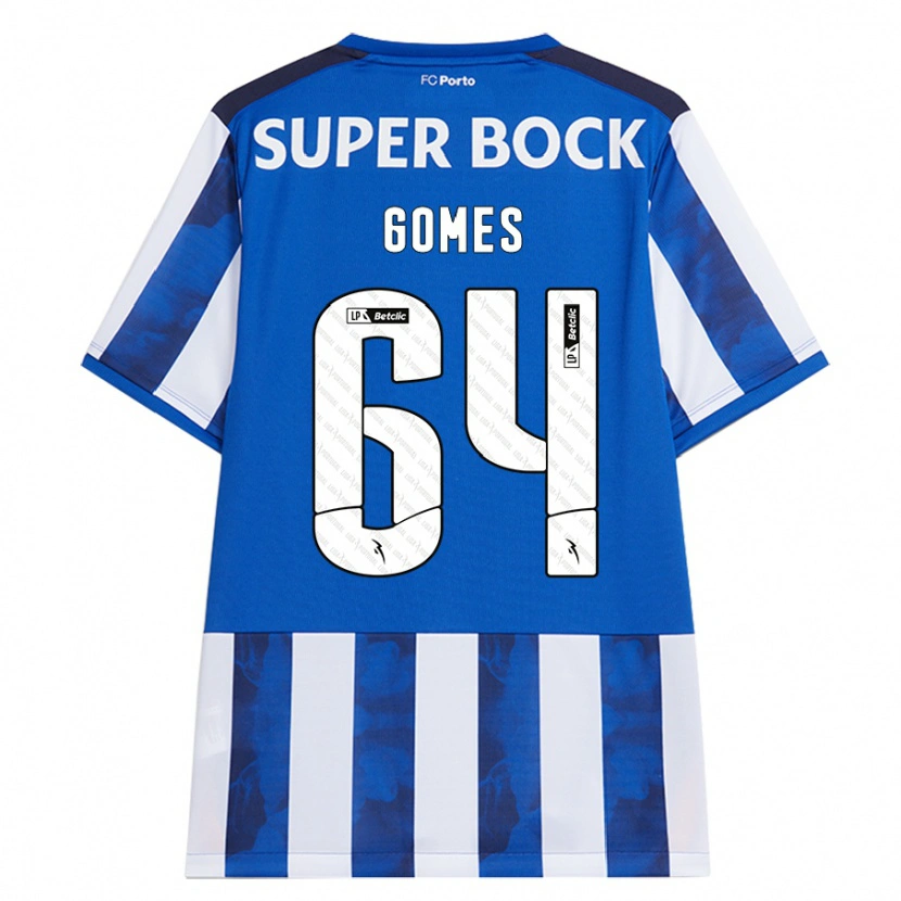 Danxen Herren Luís Gomes #64 Blau Weiß Heimtrikot Trikot 2024/25 T-Shirt