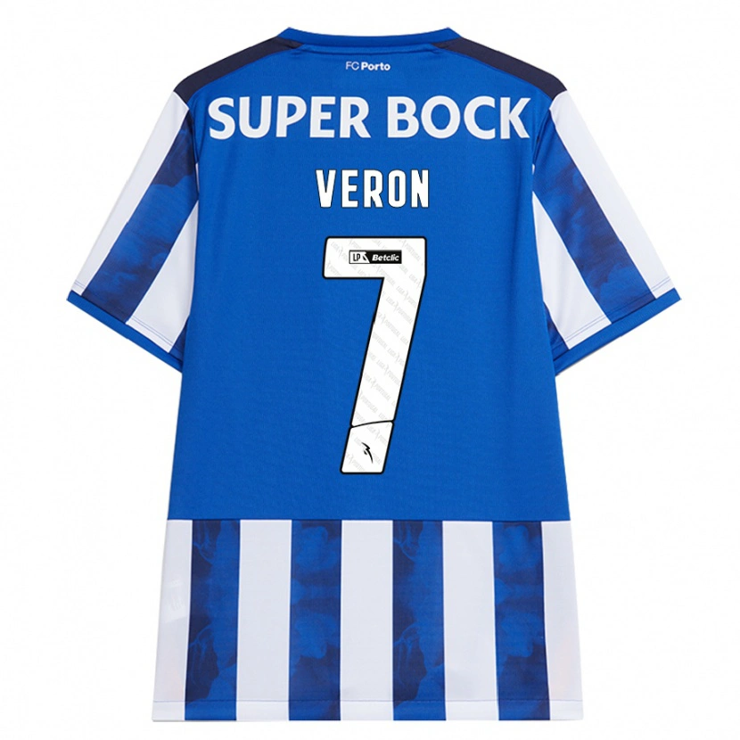 Danxen Herren Gabriel Veron #7 Blau Weiß Heimtrikot Trikot 2024/25 T-Shirt