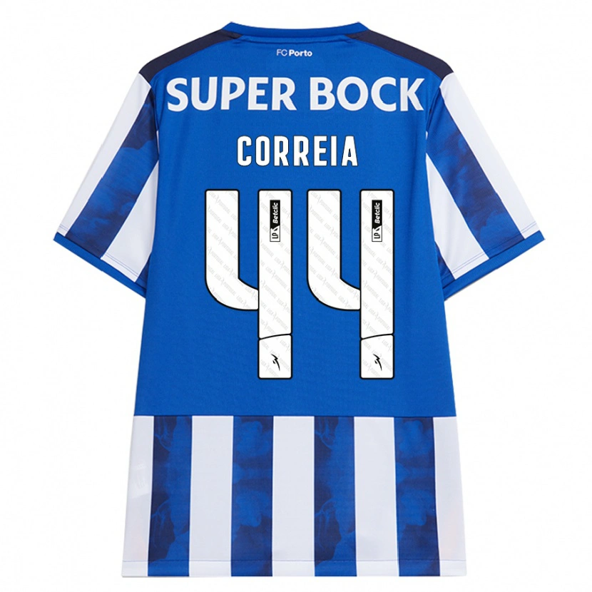 Danxen Herren Romain Correia #44 Blau Weiß Heimtrikot Trikot 2024/25 T-Shirt