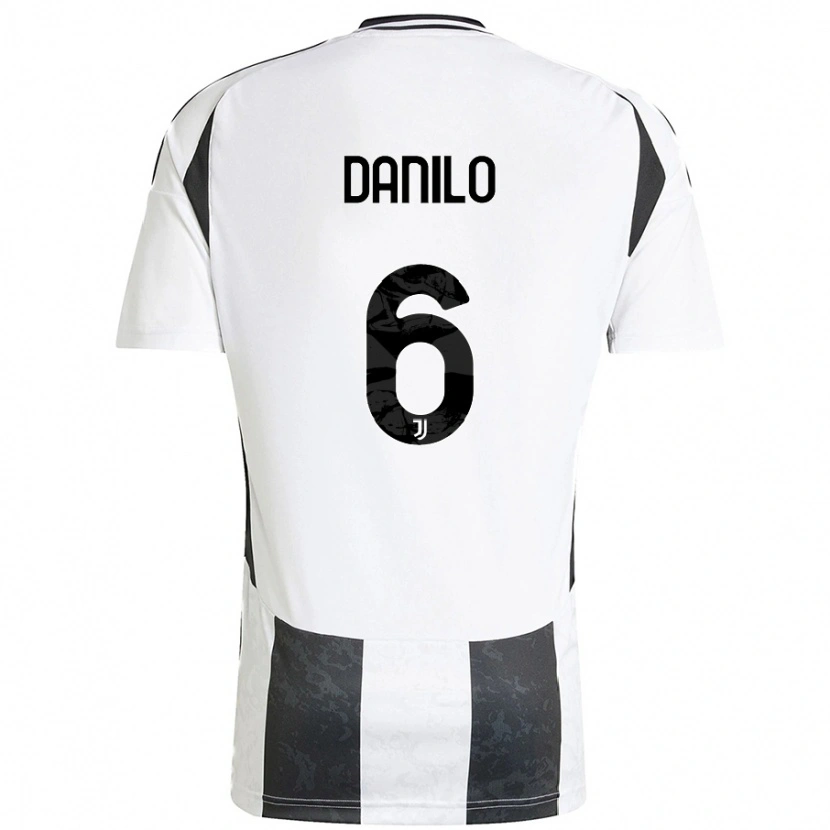 Danxen Herren Danilo #6 Weiß Schwarz Heimtrikot Trikot 2024/25 T-Shirt