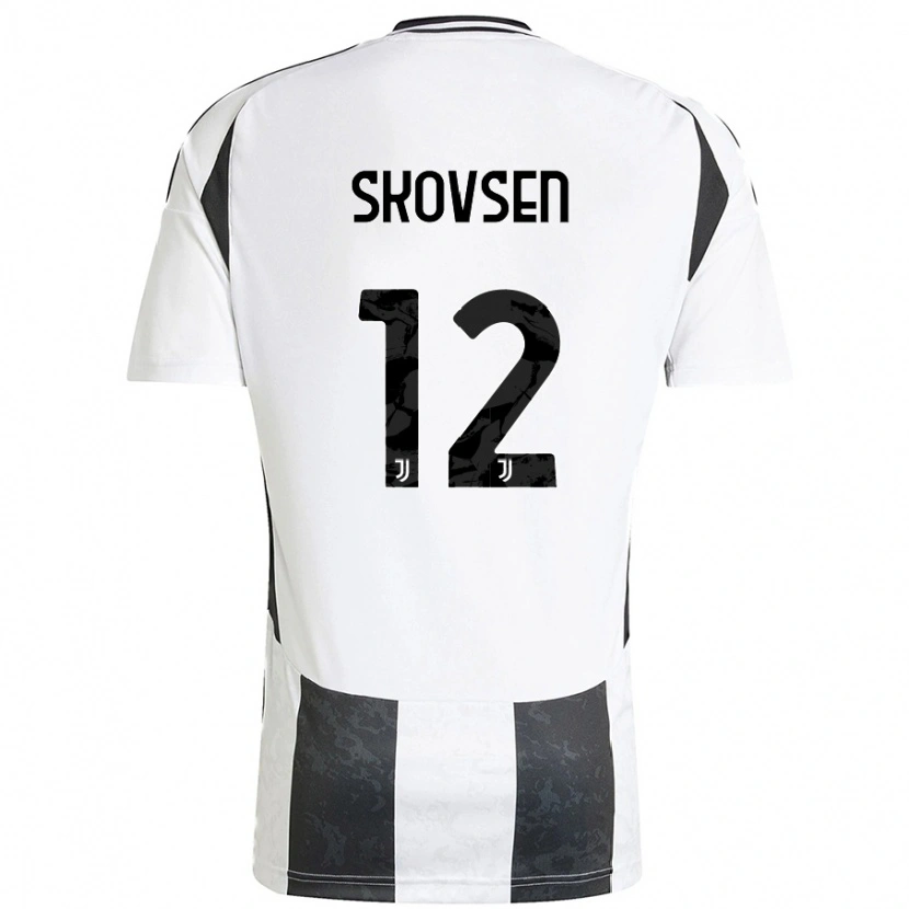 Danxen Herren Matilde Lundorf Skovsen #12 Weiß Schwarz Heimtrikot Trikot 2024/25 T-Shirt