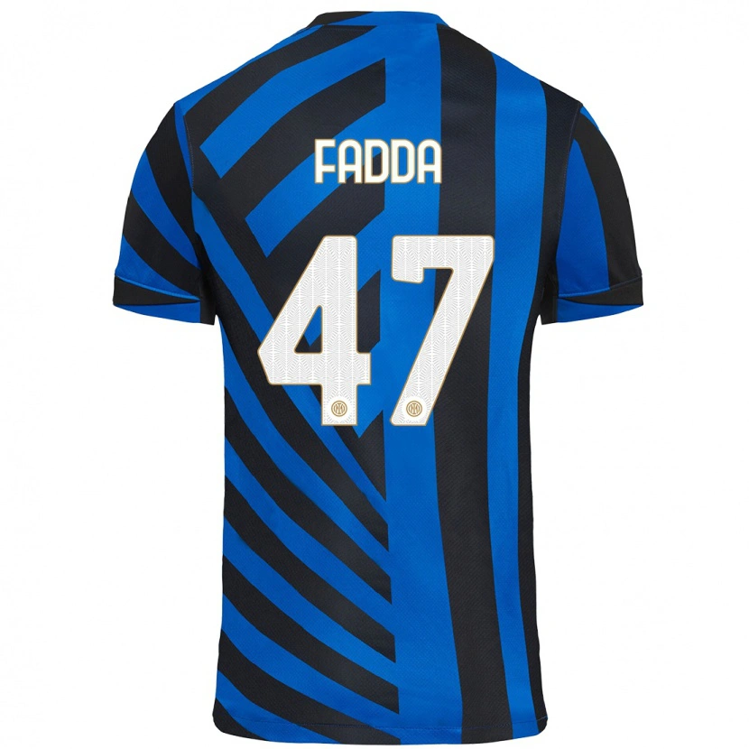 Danxen Herren Paola Fadda #47 Blau Schwarz Heimtrikot Trikot 2024/25 T-Shirt