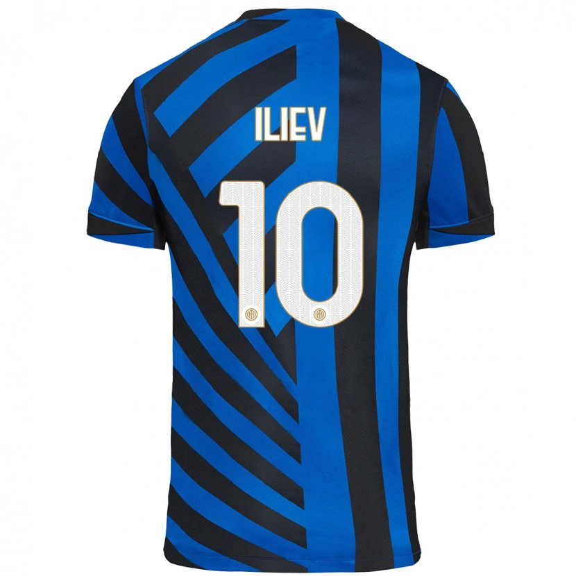 Danxen Herren Nikola Iliev #10 Blau Schwarz Heimtrikot Trikot 2024/25 T-Shirt