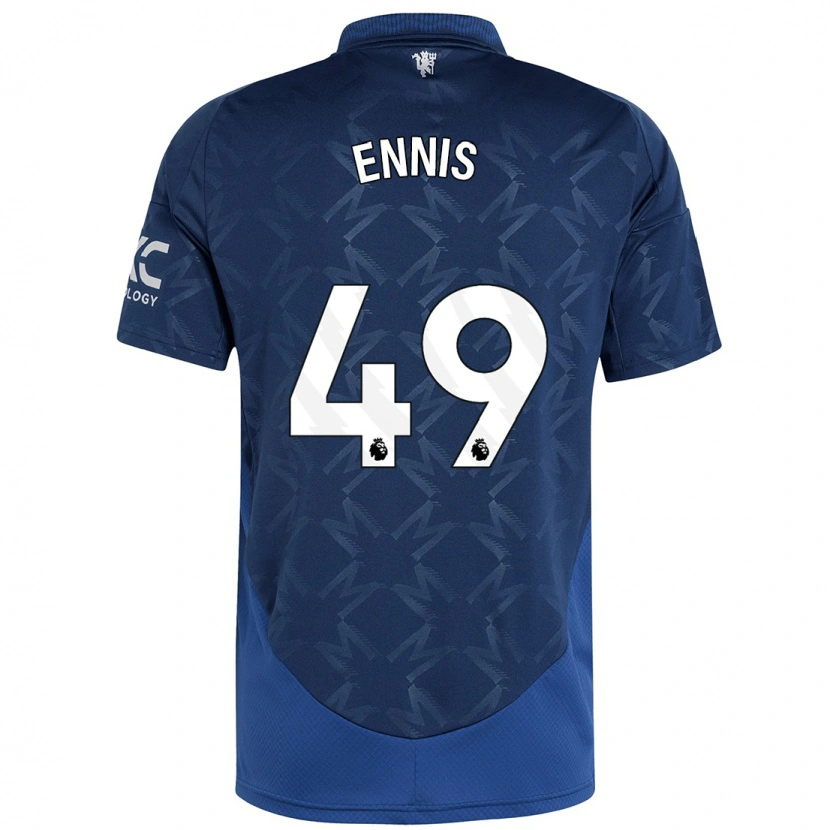 Danxen Herren Ethan Ennis #49 Indigo Auswärtstrikot Trikot 2024/25 T-Shirt