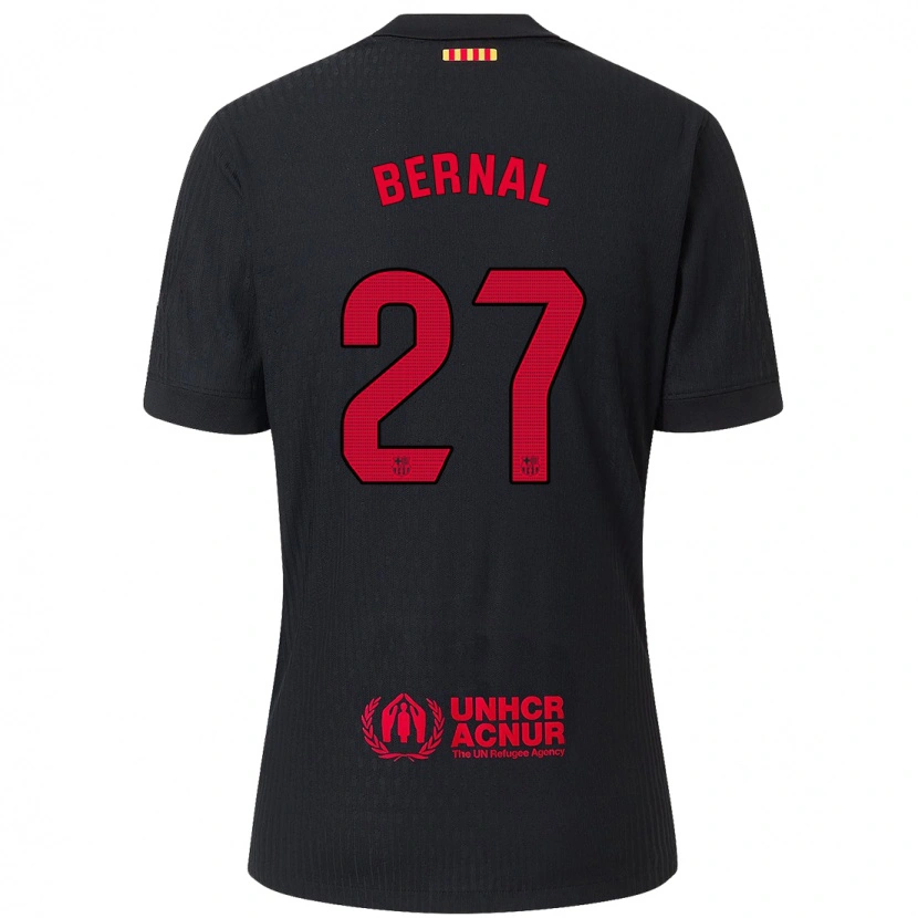 Danxen Herren Marc Bernal #27 Schwarz Rot Auswärtstrikot Trikot 2024/25 T-Shirt