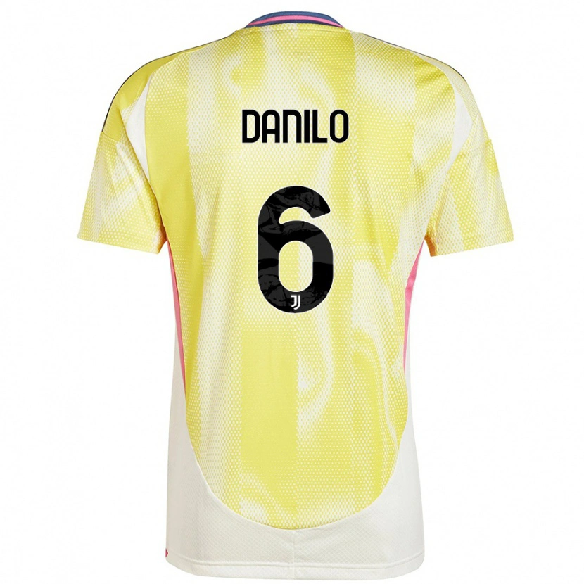 Danxen Herren Danilo #6 Solargelb Auswärtstrikot Trikot 2024/25 T-Shirt