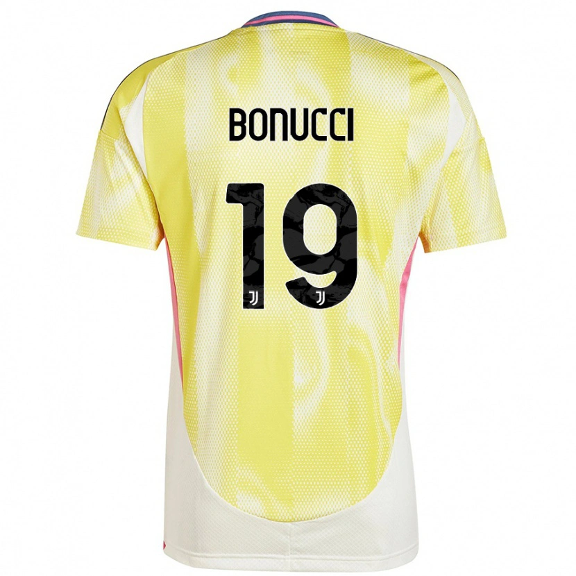 Danxen Herren Leonardo Bonucci #19 Solargelb Auswärtstrikot Trikot 2024/25 T-Shirt